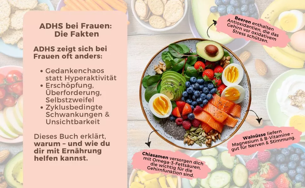 ADHS bei Frauen - Ernährungsratgeber