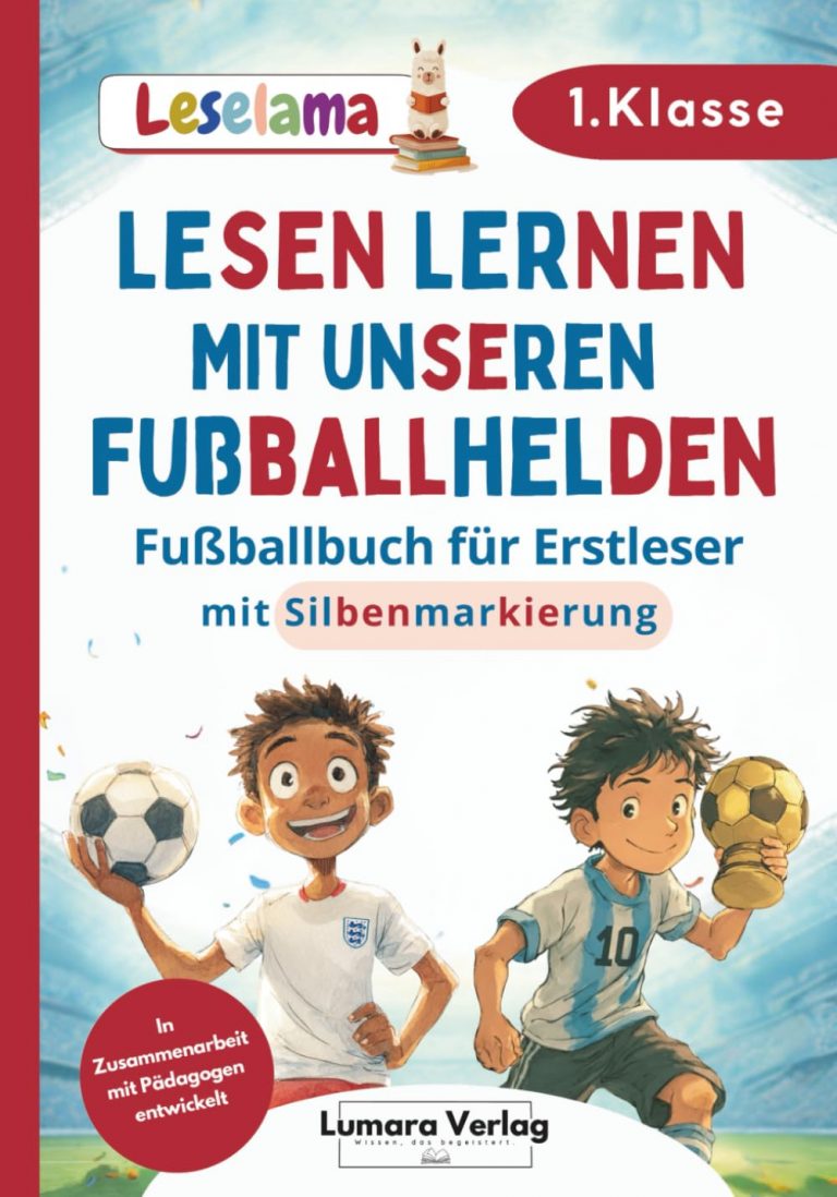 Lesen lernen mit unseren Fußballhelden, Buchcover