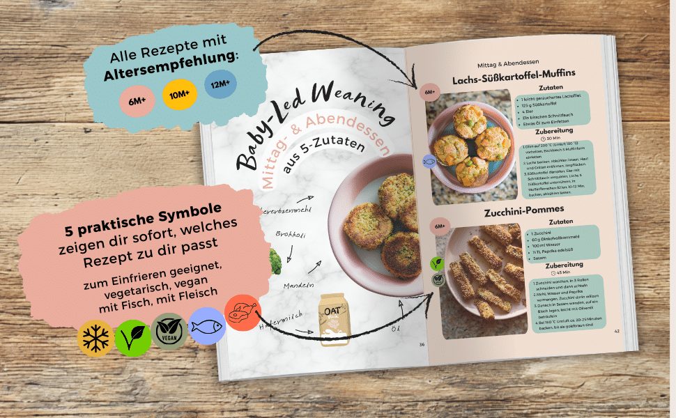 5-Zutaten BLW Kochbuch – Innenansicht 3