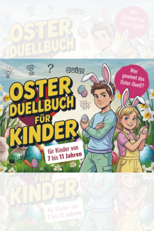 Oster Duellbuch für Kinder: Ostergeschenke für Kinder von 7 bis 11