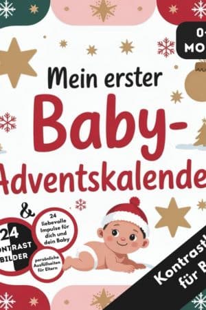 Adventskalender Baby - Kontrastbuch für Babys von 0-12 Monaten
